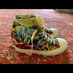 Cute  Converse heels tennis shoes!!